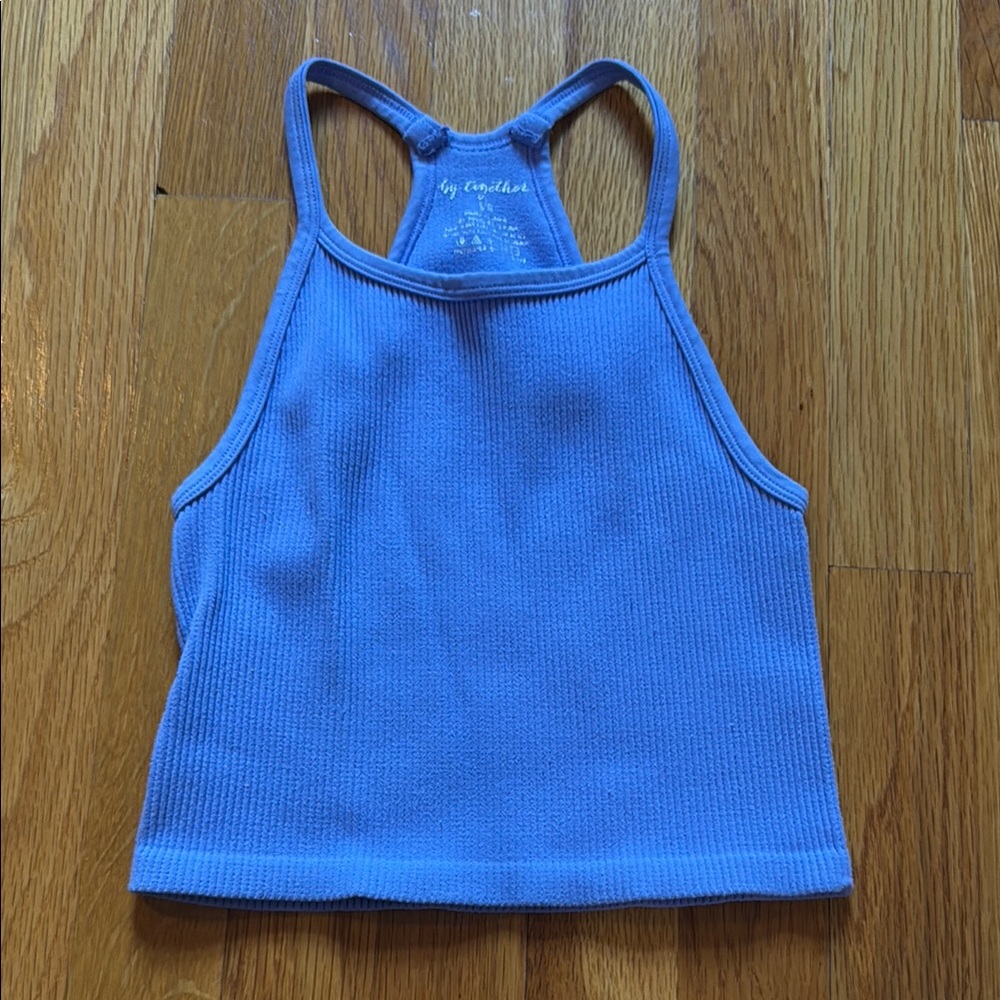 By Together Periwinkle Ribbed Tank